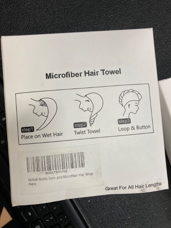 Photo 1 of | Satin Microfiber Hair Wrap | Satin Microfiber Hair Towel | Satin Microfiber Hair Towel Wrap |
