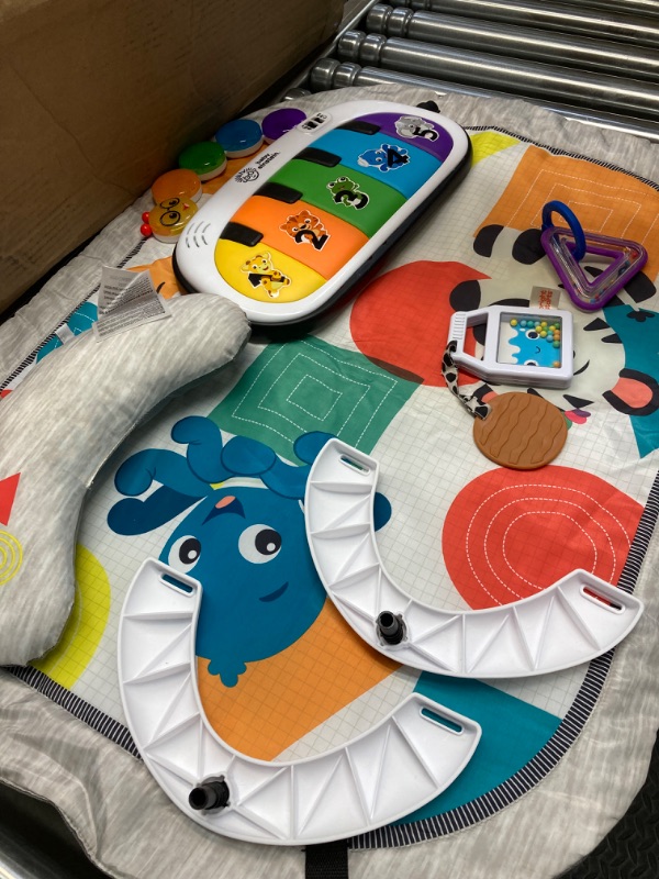 Photo 5 of Baby Einstein 4-in-1 Kickin' Tunes Music and Language Play Gym and Piano Tummy Time Activity Mat