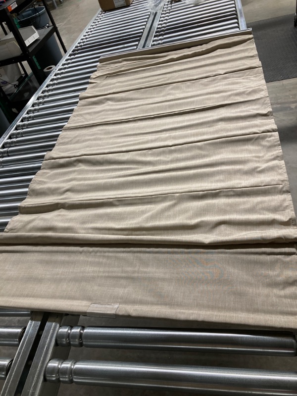 Photo 1 of CHICOLOGY Roman Shades for Windows , Window Treatments , Roman Shades , Roman Window Shades , Room Darkening Shades , Window Shades , 35" W X 72" H , Belgian Flax (Privacy & Light Filtering) Belgian Flax (Privacy & Light Filtering) 35"W X 72"H