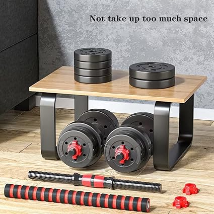 Photo 2 of Adjustable-Dumbbells-Sets, 2080lbs Free Weights-Dumbbells Set of 2 Convertible To Barbell A Pair of Lightweight for Home Gym,Women and Men Equipment