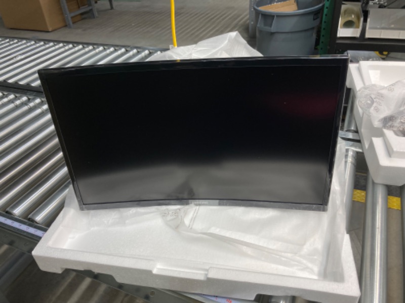 Photo 4 of SAMSUNG 23.5” CF396 Curved Computer Monitor, AMD FreeSync for Advanced Gaming, 4ms Response Time, Wide Viewing Angle, Ultra Slim Design, LC24F396FHNXZA, Black 24-Inch Curved DP/HDMI/1-Yr Warranty