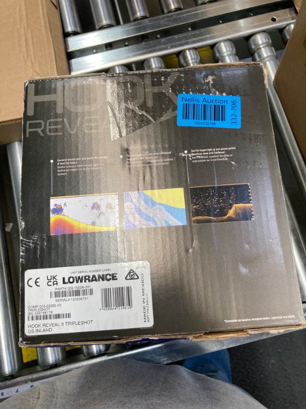 Photo 12 of Lowrance Hook Reveal 9 Fish Finder 9 Inch Screen with Transducer and C-MAP Preloaded Map Options 4000 US Lake Map 9 Inch TripleShot