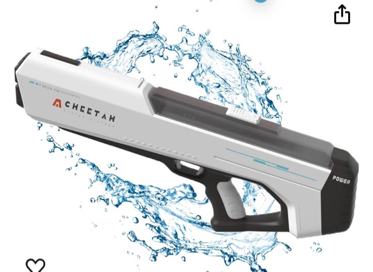 Photo 1 of Electric Water Gun for Boys Girls Automatic Squirt Gun Toys, Super Water Soaker Long Range High Pressure Capacity Strongest World Most Powerful Water Gun Fighting Toy Summer Gifts for Kids Adults