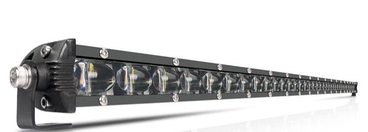 Photo 1 of 44-Inch Single-Row Light-Bar Offroad-Lights - LED Slim Light Bar 6D Reflectors Driving Light Combo Beam, for Truck, Car, Cabin, Boat, ATV, UTV, SUV