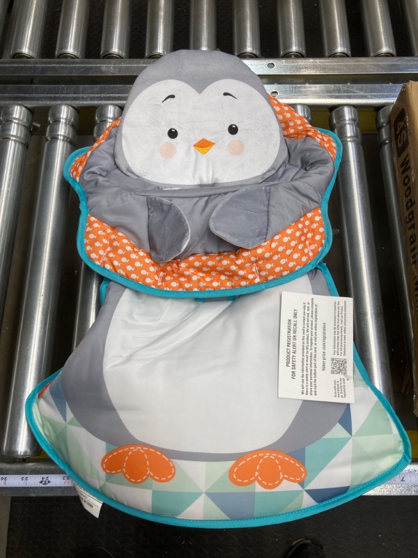 Photo 1 of Fisher-Price Portable Baby Chair Sit-Me-Up Floor Seat With Snack Tray And Removable -Toy Bar, Penguin Island