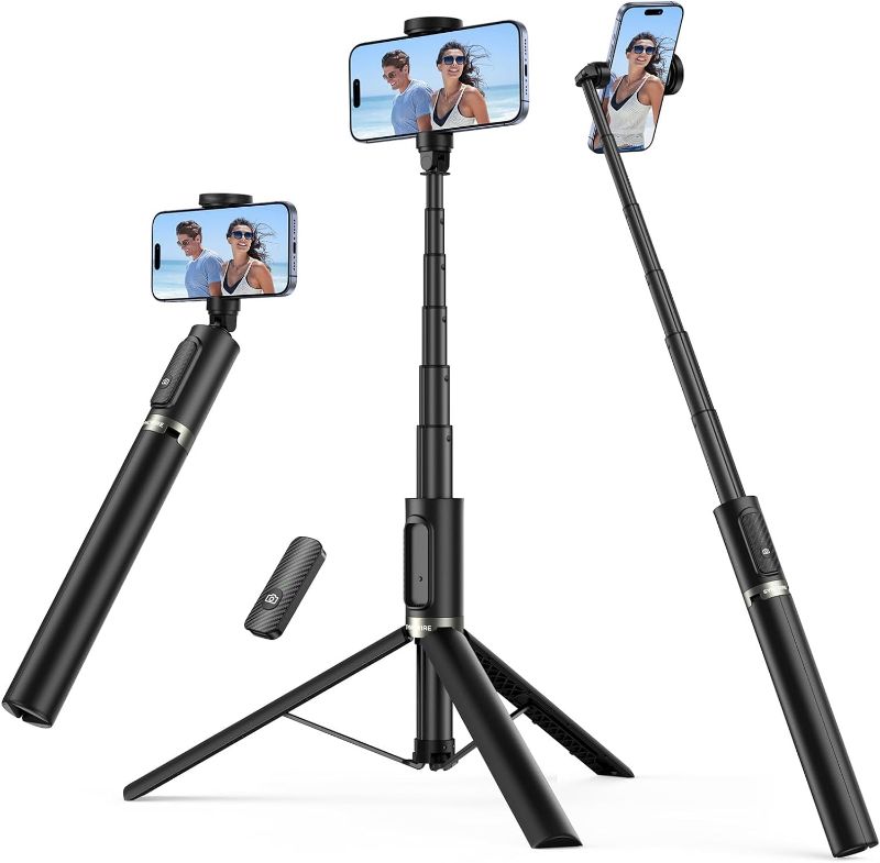 Photo 1 of ***MISSING REMOTE*** SYNCWIRE 55" Selfie Stick Tripod, All-in-one Extendable Aluminum Phone Tripod, Compatible with iPhone, Samsung, Google, LG, Sony and More (4.7-7 inch Smartphones)