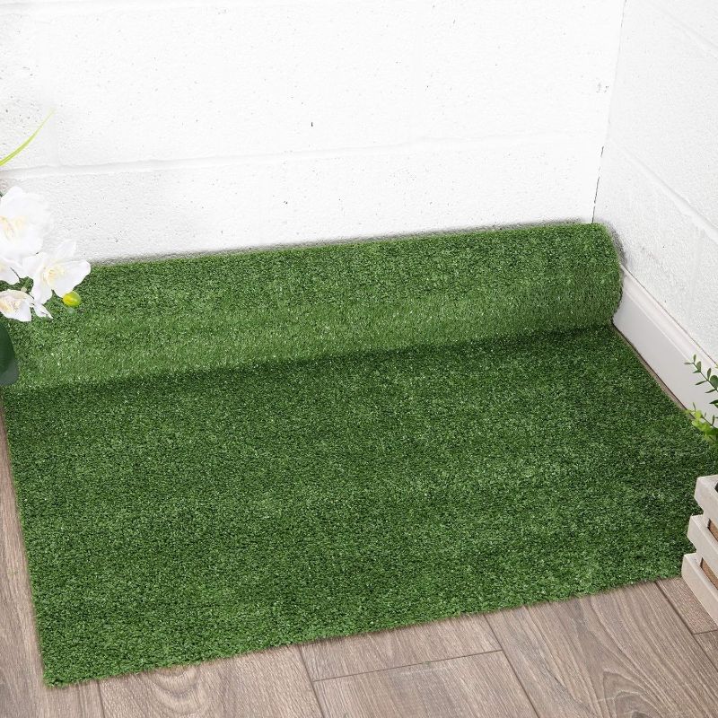 Photo 1 of Artificial Grass 3' x 7' Realistic Fake Grass Deluxe Turf Synthetic Turf