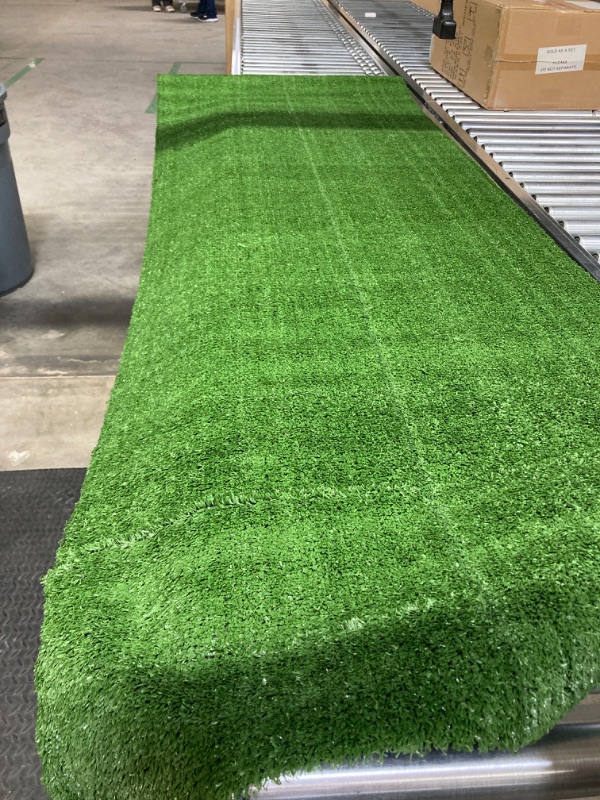 Photo 2 of Artificial Grass 3' x 7' Realistic Fake Grass Deluxe Turf Synthetic Turf