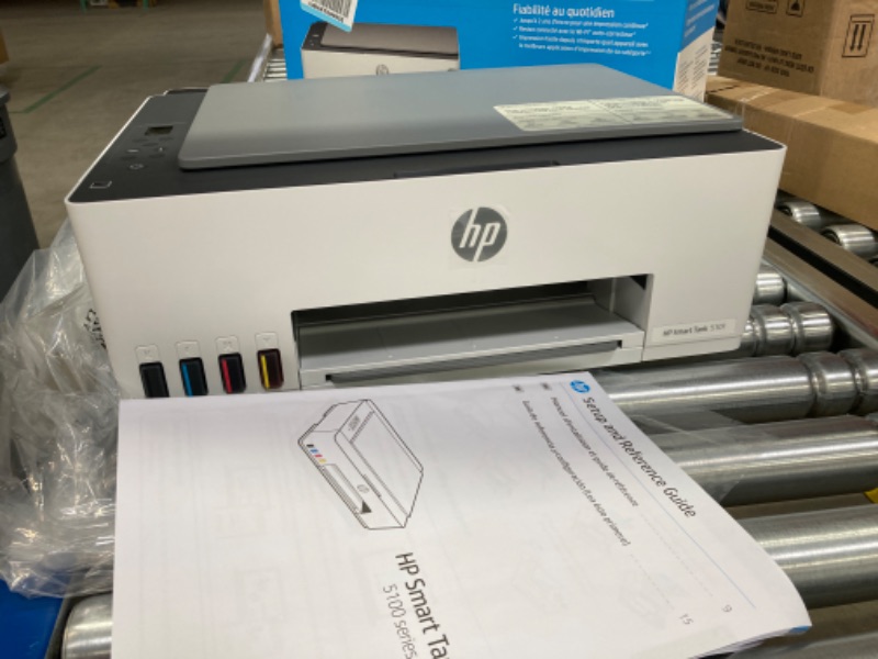 Photo 2 of HP Smart-Tank 5101 Wireless All-in-One Ink-Tank Printer with up to 2 Years of Ink Included (1F3Y0A),White