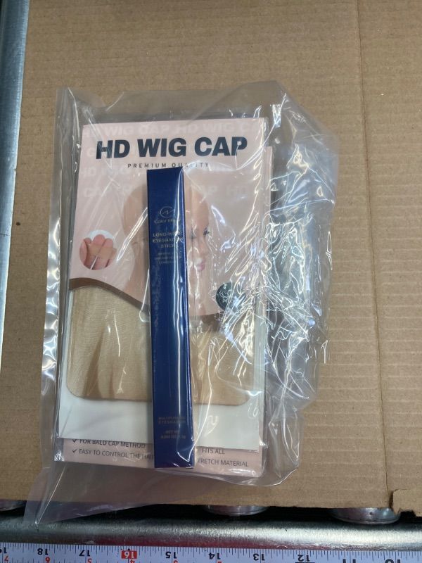 Photo 3 of BUNDLE: 10 pack of Wig cap plus eye shadow stick