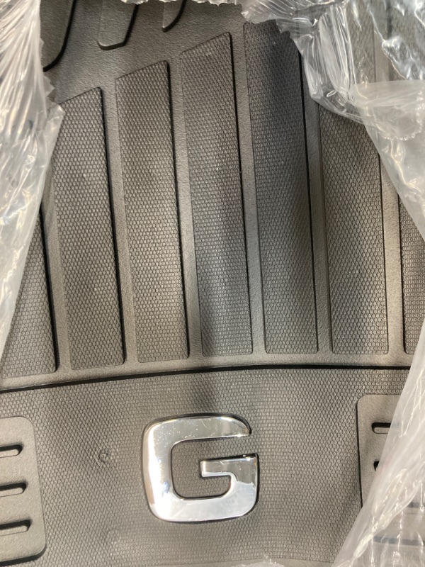 Photo 3 of 3W Cargo Liner Fit for 2019-2024 Mercedes-Benz G Class/G500/G550/AMG G63 SUV TPE All Weather Custom Fit Trunk Mat, Black Cargo Liner Only