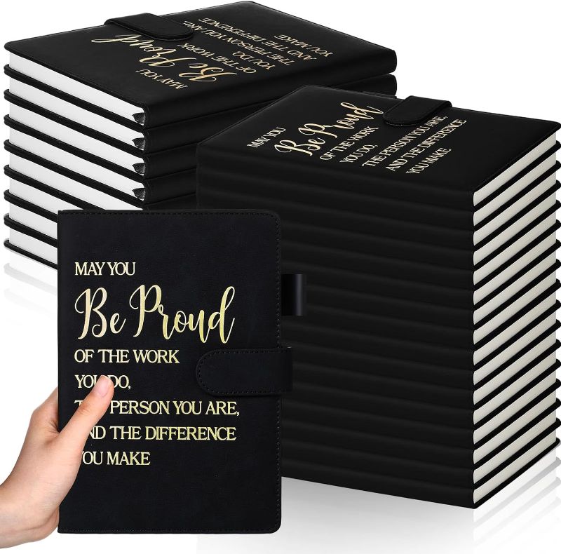 Photo 1 of 40 Pcs Employee Appreciation Gifts Bulk Black Motivational Pocket Notebook Small Hardcover Mini Journals Bulk Ruled Lined Bulk Journals Inspirational Notebooks Mini Notepads Team Coworker