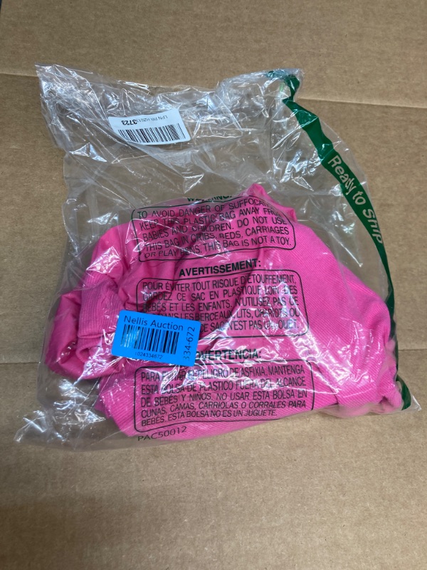 Photo 1 of Long Sleeve Mock Neck Casual Shirts Solid Hot Pink Blouse Pullover.