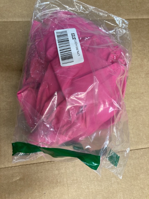 Photo 1 of Long Sleeve Mock Neck Casual Shirts Solid Hot Pink Blouse Pullover.
