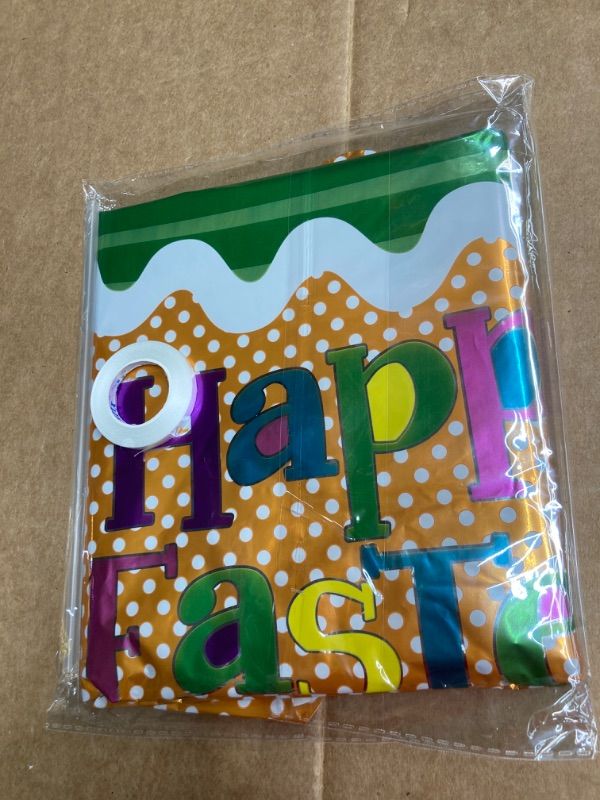 Photo 1 of  9 Pcs Happy Easter Balloons Decorations - Bunny Head Balloons 