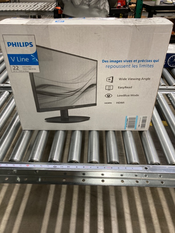 Photo 6 of PHILIPS Computer Monitors 22 inch Class Thin Full HD (1920 x 1080) 75Hz Monitor, VESA, HDMI & VGA Port, 4 Year Advance Replacement Warranty, 221V8LN 22" Class Full HD | VA | 75Hz