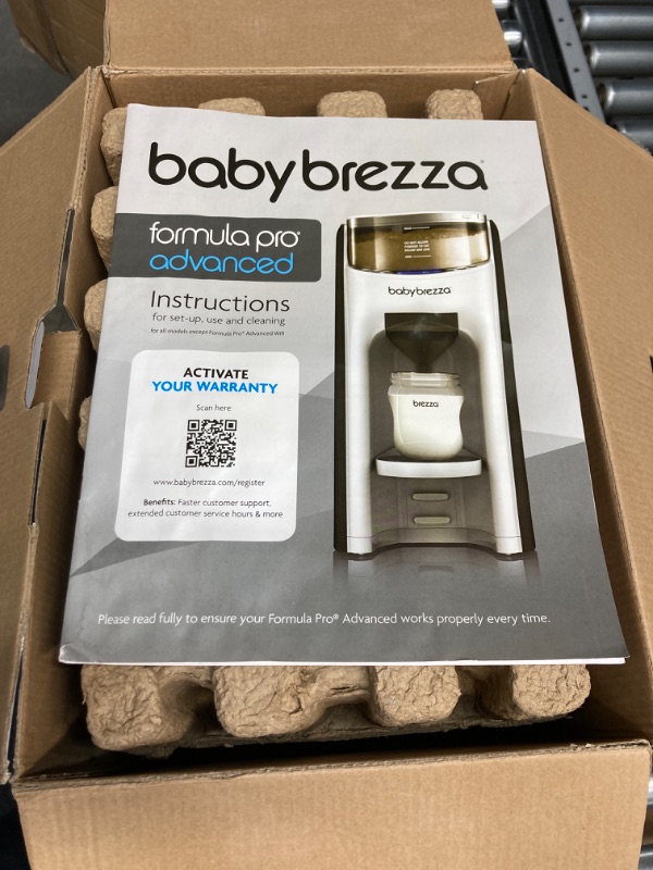 Photo 5 of Baby Brezza New and Improved Formula Pro Advanced Formula Dispenser Machine - Automatically Mix a Warm Formula Bottle Instantly - Easily Make Bottle with Automatic Powder Blending, White