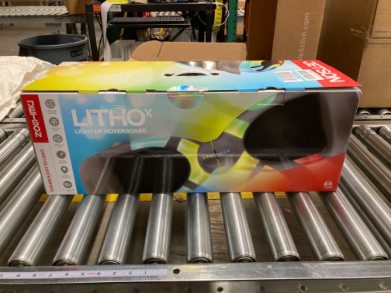 Photo 1 of Jetson All Terrain Light Up Self Balancing Hoverboard with Anti-Slip Grip Pads, for riders up to 220lbs Gray