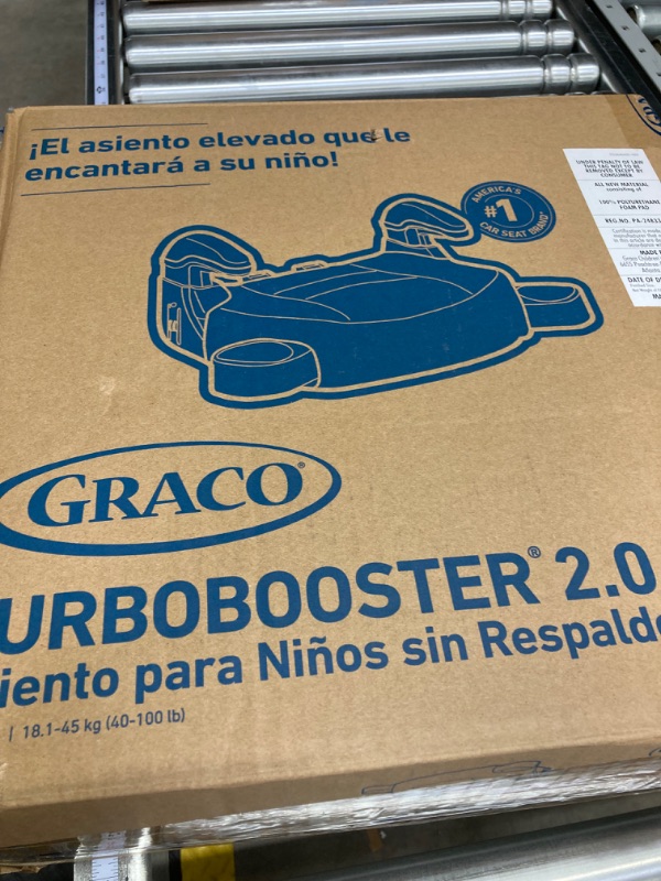 Photo 3 of Graco TurboBooster 2.0 Backless Booster Car Seat, Trisha TurboBooster 2.0 Backless Trisha