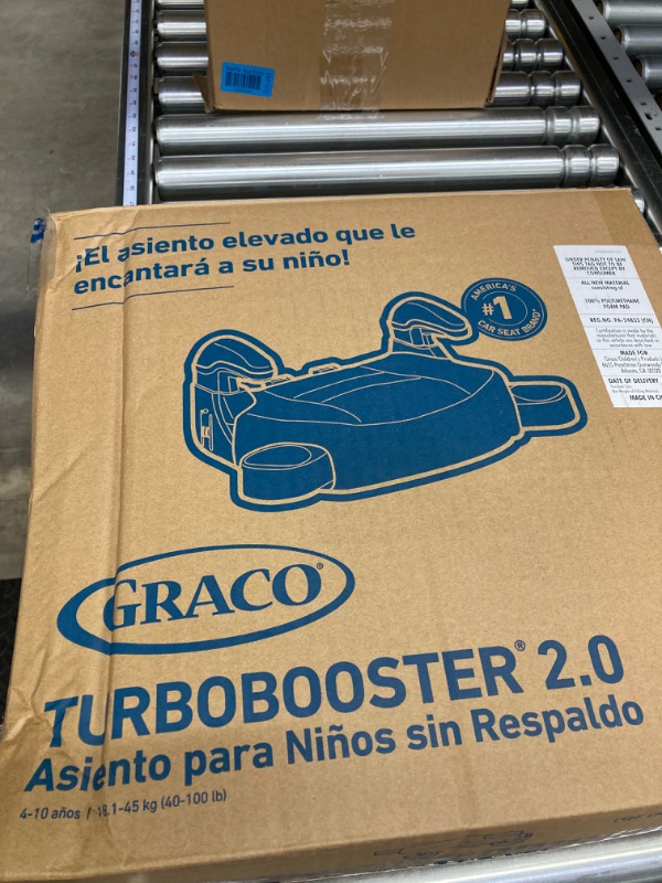 Photo 3 of Graco TurboBooster 2.0 Backless Booster Car Seat, Trisha TurboBooster 2.0 Backless Trisha