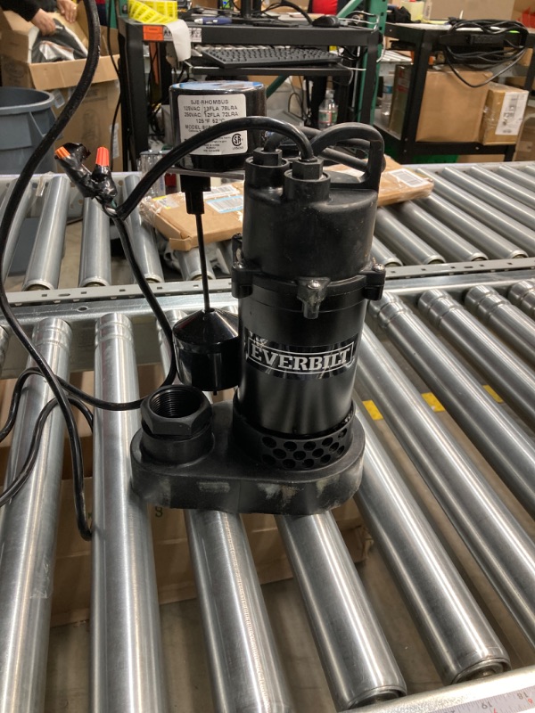 Photo 1 of Everbilt 1/3 HP Aluminum Sump Pump 