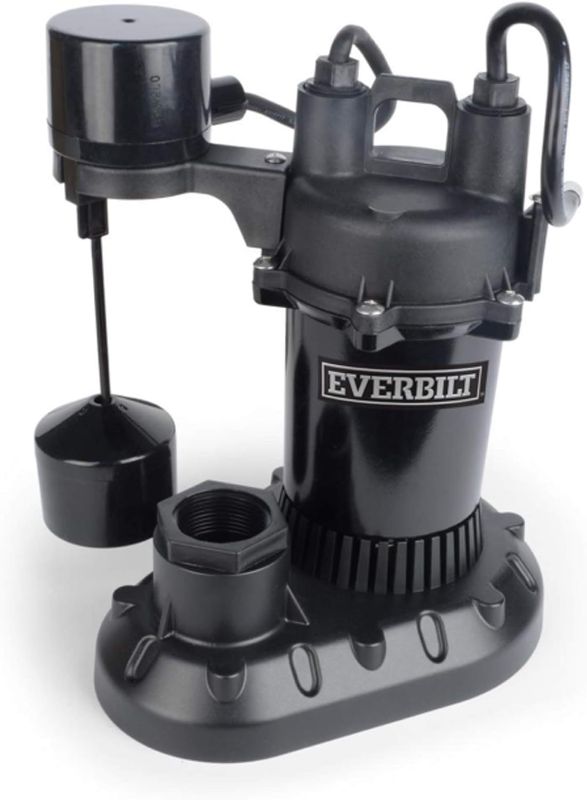 Photo 1 of Everbilt 1/3 HP Aluminum Sump Pump 