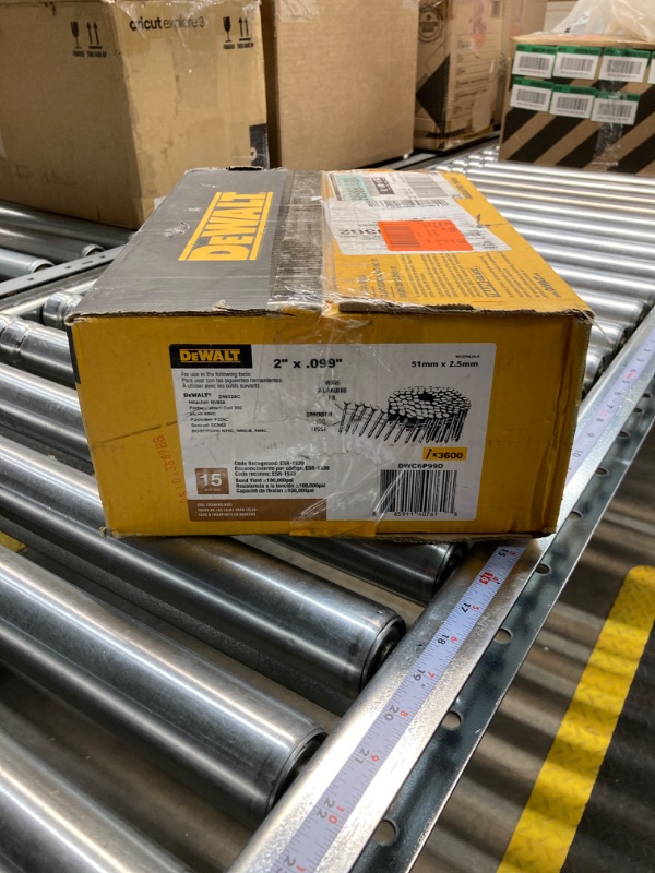 Photo 5 of DeWalt 2 in. x 0.99 in. Metal Coil Nails 3600 per Box