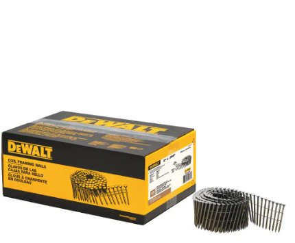 Photo 1 of DeWalt 2 in. x 0.99 in. Metal Coil Nails 3600 per Box