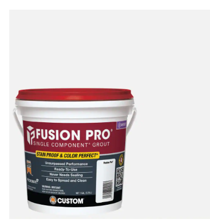 Photo 1 of Custom Building Products
Fusion Pro #640 Arctic White (2) 1 gal. Single Component Stain Proof Grout