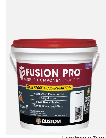 Photo 1 of Custom Building Products
Fusion Pro #640 Charcoal (2)-1 gal. Single Component Stain Proof Grout