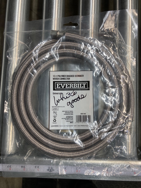 Photo 2 of  (EVERBILT)
Universal Icemaker 12FT Polymer Braided Icemaker