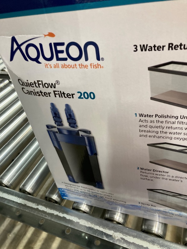 Photo 5 of Aqueon QuietFlow Canister Filter up to 55 Gallons Upto 55 Gallon