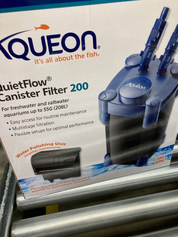 Photo 6 of Aqueon QuietFlow Canister Filter up to 55 Gallons Upto 55 Gallon