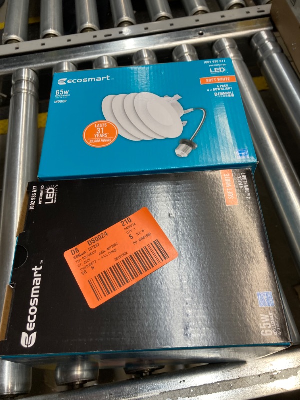 Photo 1 of 4 in. 2700K Integrated LED White Recessed Trim (2-Pack)
