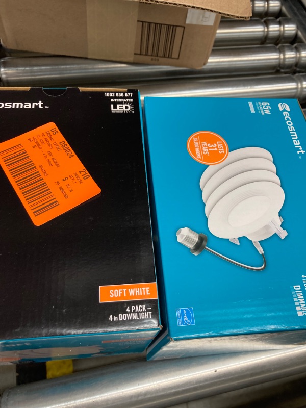 Photo 1 of 4 in. 2700K Integrated LED White Recessed Trim (2-Pack)
