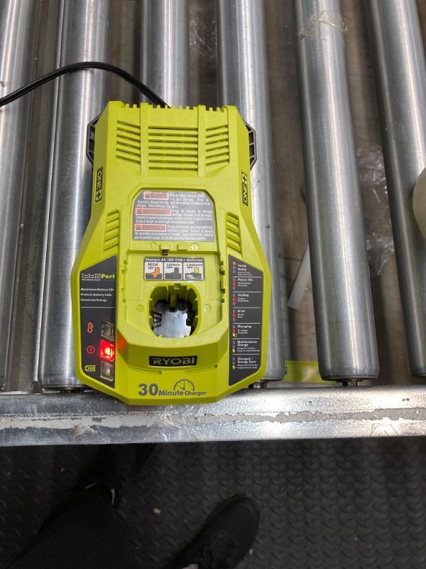 Photo 3 of Ryobi P117 One+ 18 Volt Dual Chemistry IntelliPort Lithium Ion and NiCad Battery Charger (Battery Not Included, Charger Only) https://a.co/d/4QulqYJ