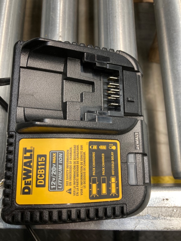 Photo 3 of DEWALT 20V MAX* Charger (DCB115) https://a.co/d/7FDDqCr