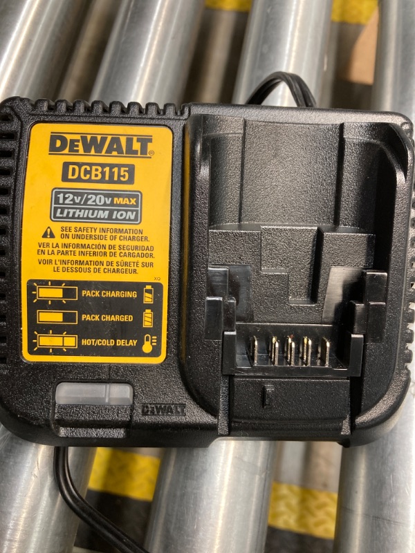 Photo 2 of DEWALT 20V MAX* Charger (DCB115) https://a.co/d/7FDDqCr