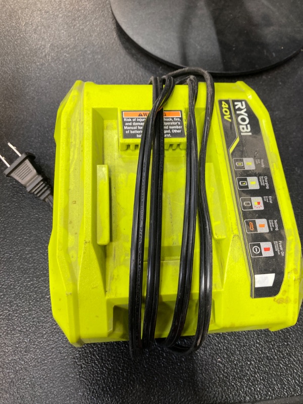 Photo 2 of 40V Charger for Ryobi, Hipoke OP401 Lithium-ion Battery Charger for OP4015 OP4026 OP4026A OP4030 OP4040 OP4050 OP4050A OP4060 OP40261 OP40301 OP40401 OP40501 OP40601 Ryobi 40V Lithium-ion Battery