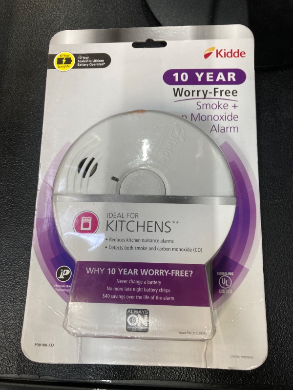 Photo 2 of 10-Year Worry Free Smoke & Carbon Monoxide Detector, Lithium Battery Powered with Photoelectric Sensor