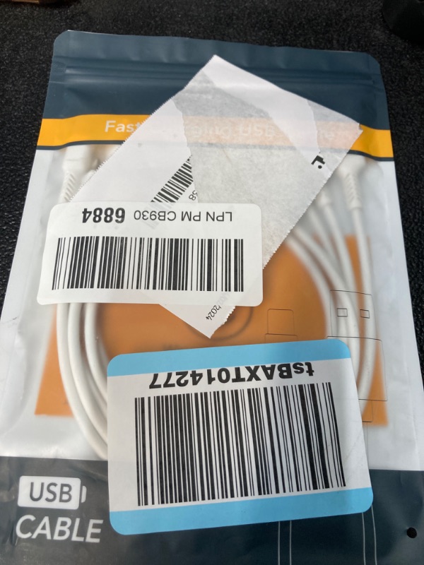 Photo 1 of 1ft iPhone Charge Cable Short, 5Pack USB to Lightning Cord for Fast Charging Stations 1 Foot Compatible with Apple iPhone 12 11 Pro Max Xs 8 7 6 5 Plus, iPad Air/Mini 1 feet White