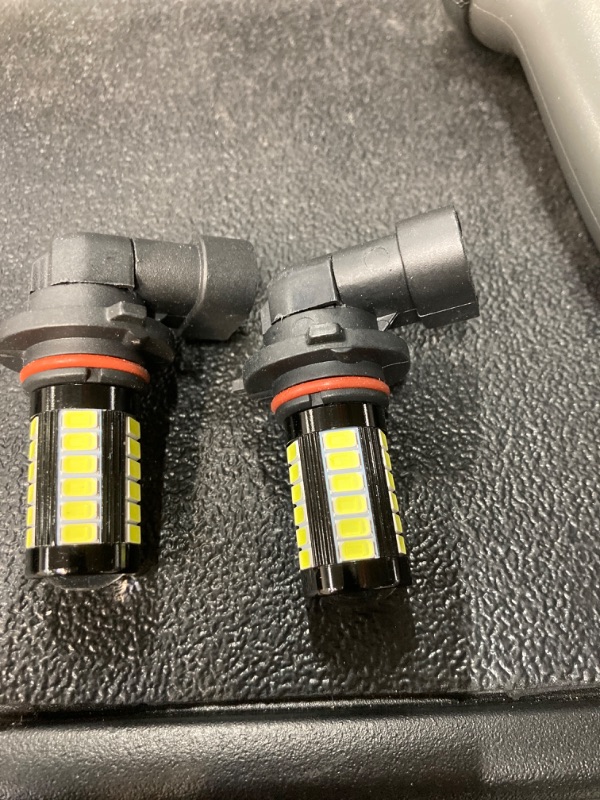 Photo 1 of Miytsya Pack-2 H11 LED Fog Light Bulbs, 6500K White Bright Anti-fog Lights, 12V Plug and Play 1500 Lumen Power LED Bulbs, Universal for Car, Truck, SUV LED Light Replacement (Black) 2 PCS #H11 Black