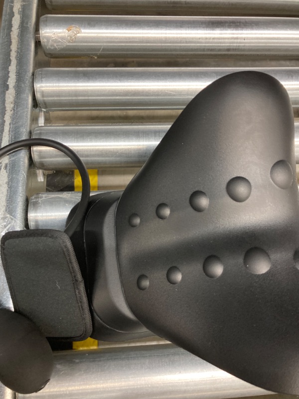 Photo 1 of Fanlecy Neck and Shoulder Relaxer Adjustable Inflatable Neck Stretcher Neck Support Brace, Cervical Neck Traction Device Chiropractic Pillow for Pain Relief, TMJ, Cervical Spine Alignment (Black)