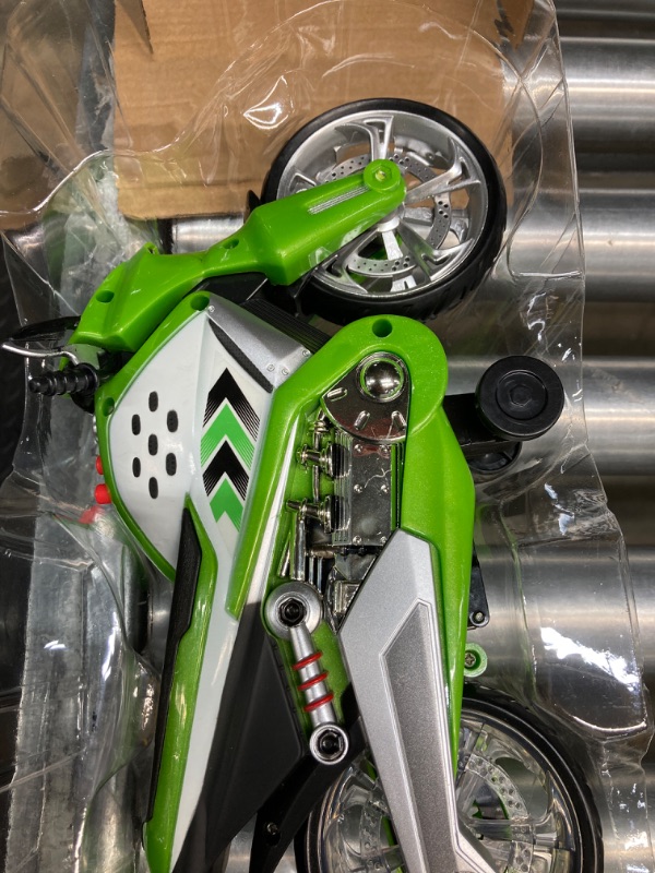 Photo 1 of Boley Wheelie Lifter - 1 Pk Green Motorized Toy Motorcycle for Boys & Girls - Light & Sound Die Cast Motorcycle Toy for Kids Ages 3+
