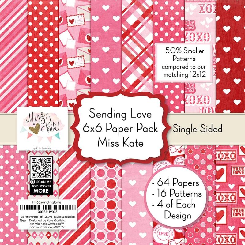 Photo 1 of 24 6x6 Sheets Pattern Paper Pack(Faith Love)