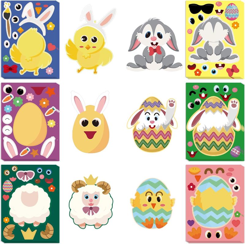 Photo 1 of 24 Sheets Easter Stickers