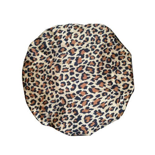 Photo 1 of Reusable Shower Cap, Leopard Stylish Bath Cap