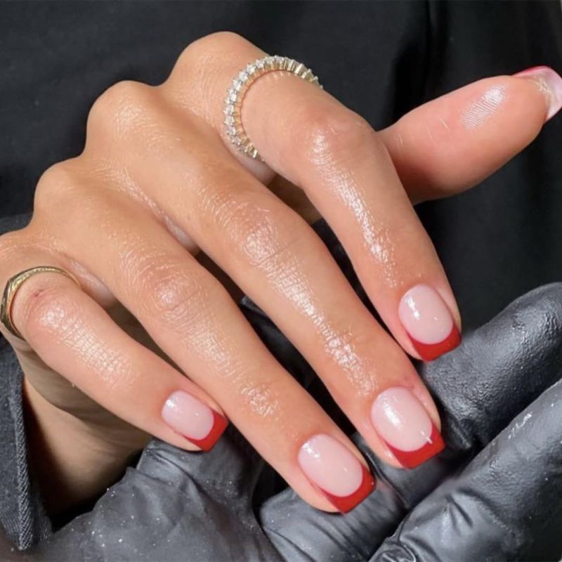 Photo 1 of Red Tip Press Ons
