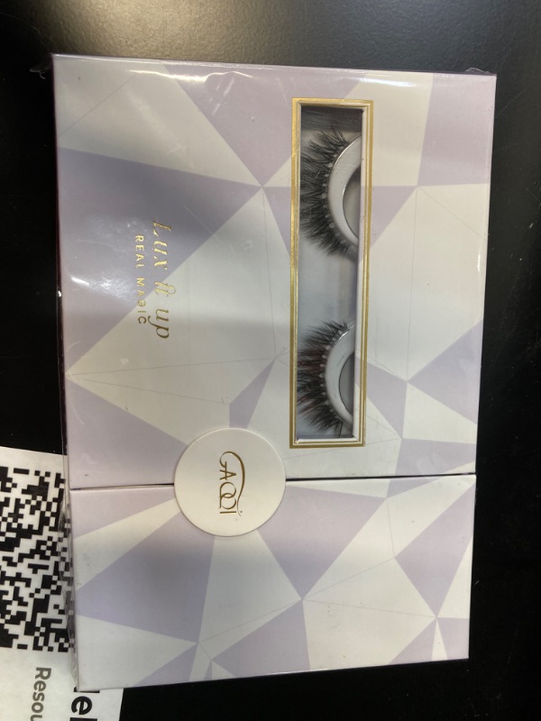 Photo 3 of GAQQI Lash Clusters, False Eyelash Wisps 60PCS, DIY Lash Extension Pre-mapped Natural Cat-eye Look Individual Lashes, Wispy and Fluffy Eyelashes, Deluxe Style