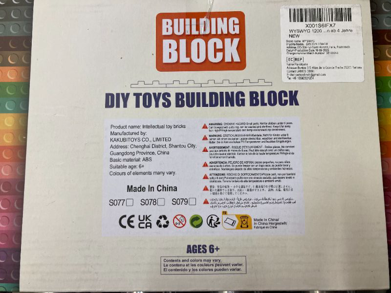 Photo 1 of 1200PCS Building Blocks, Classic Building Blocks with Jewelry Gems & Money Pieces - Mix Colors Bulks Building Sets for Boys and Girls, Compatible with All Brands